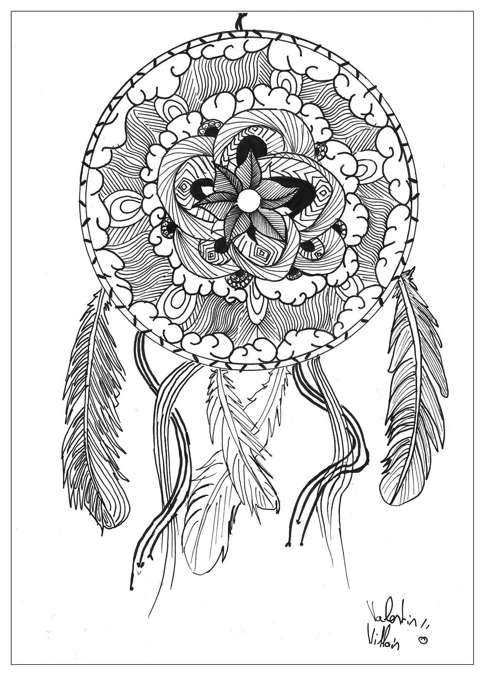 Mandalas Attrape rêves 25